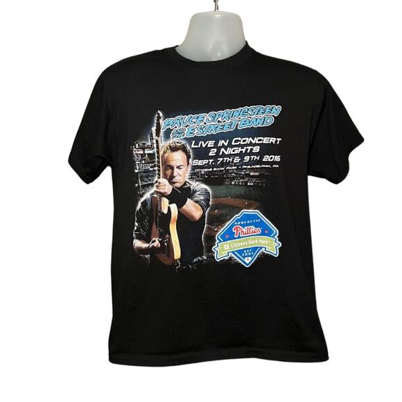 Bruce Springsteen and the E Street Band 2016 World Tour Shirt Citizens Bank Med - Picture 1 of 3